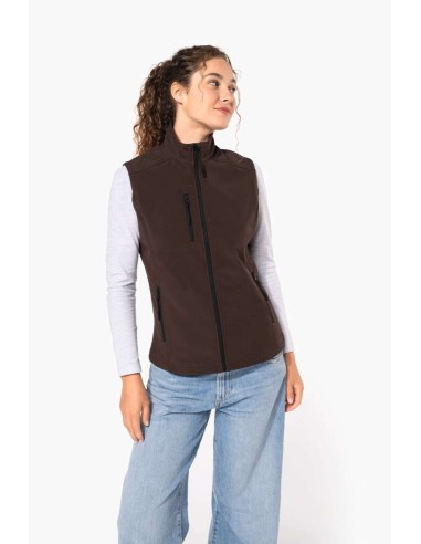 KAR-K404-LADIES' SOFTSHELL BODYWARMER